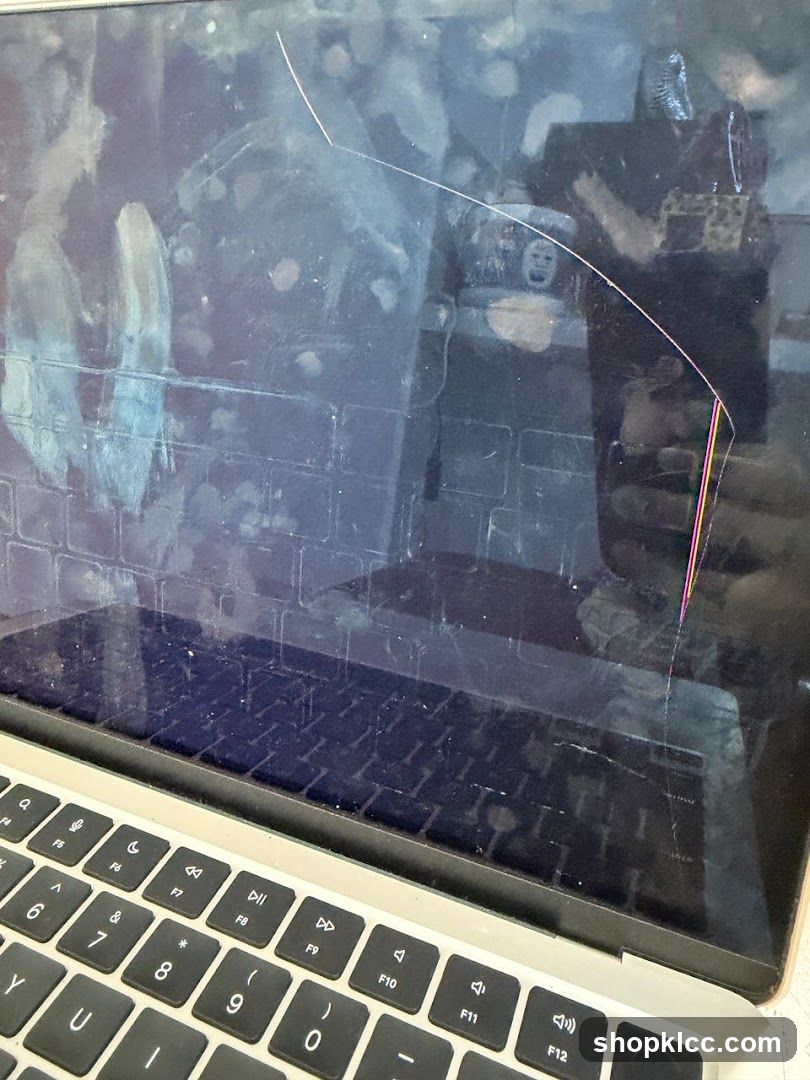 Cracked Laptop Screen