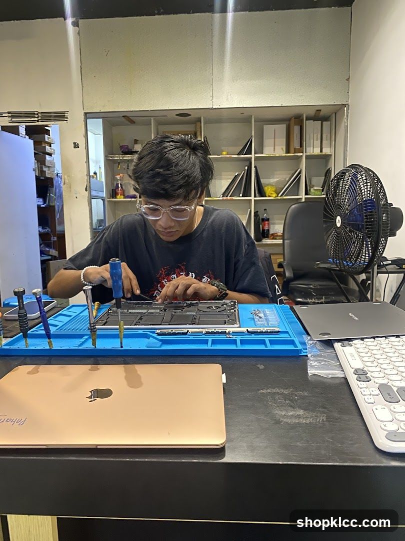 Laptop Repair Workshop Interior