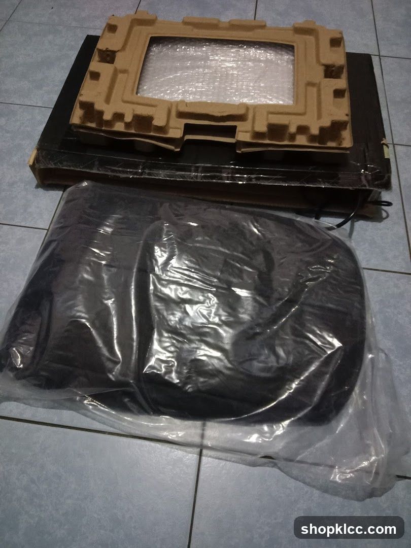 Unpacked Electronics or Equipment Parts