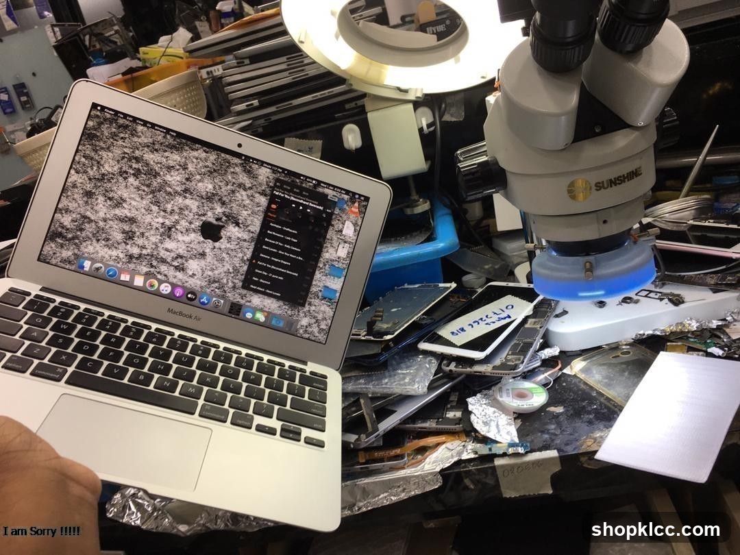 Electronics Repair Workshop Interior