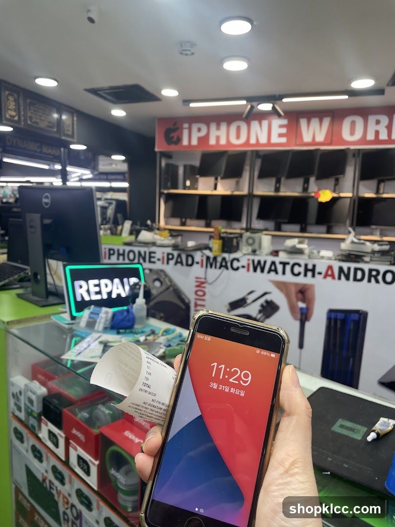 Phone Repair Shop Interior
