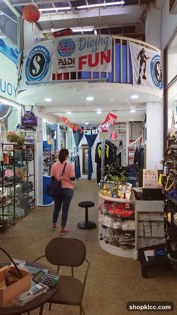Diving Shop Interior