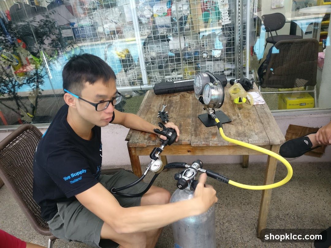 Diving Gear Setup
