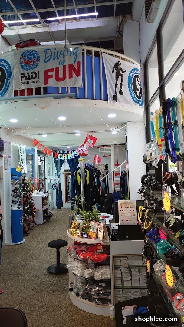 Diving Shop Interior