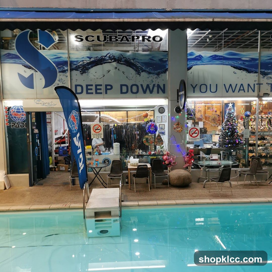 Scubapro Storefront with Pool