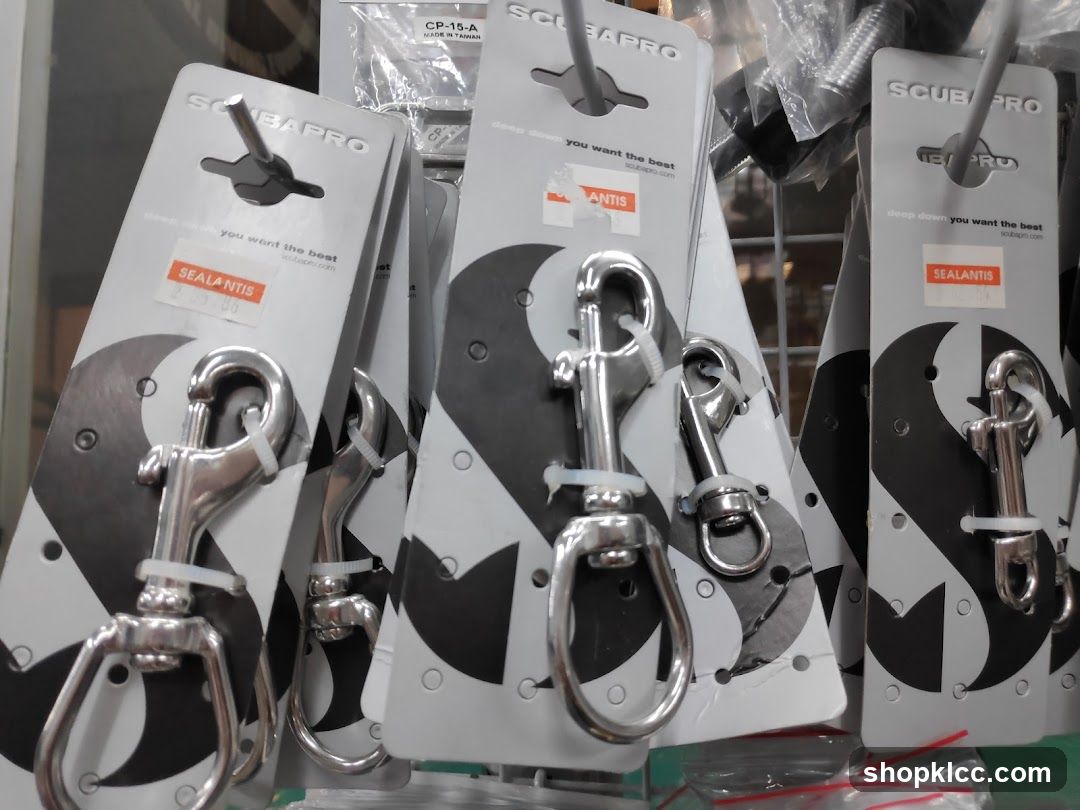 Scuba Pro Carabiner Hooks Display