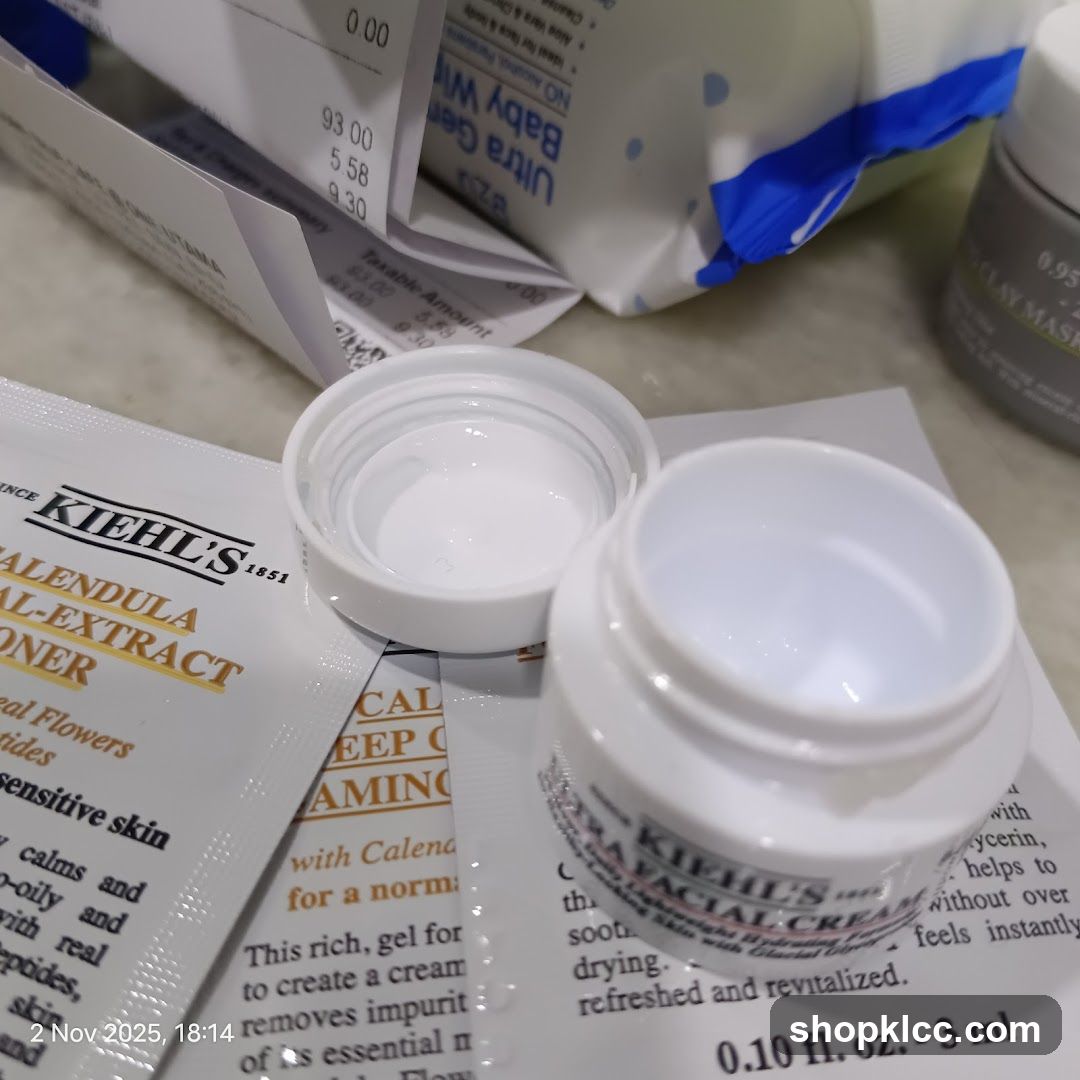 Kiehl's Skincare Products and Packaging