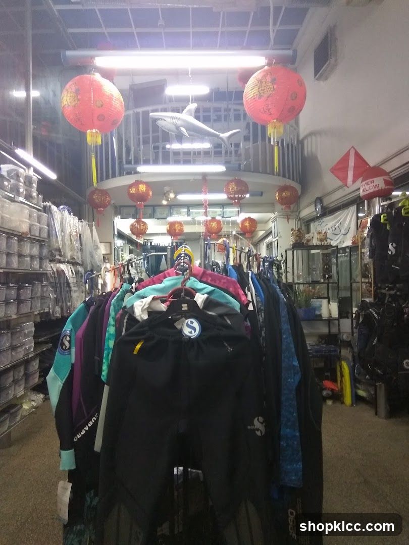 Diving Gear Store Interior