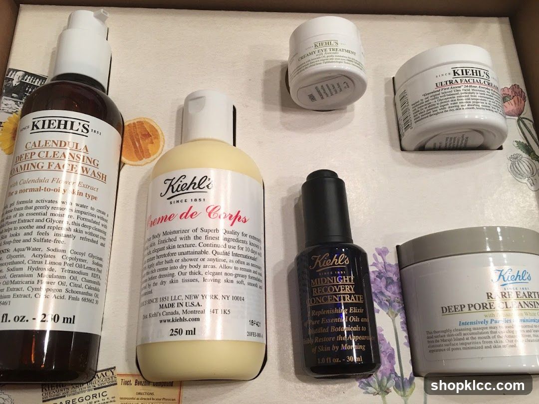 Kiehl's Product Set Display