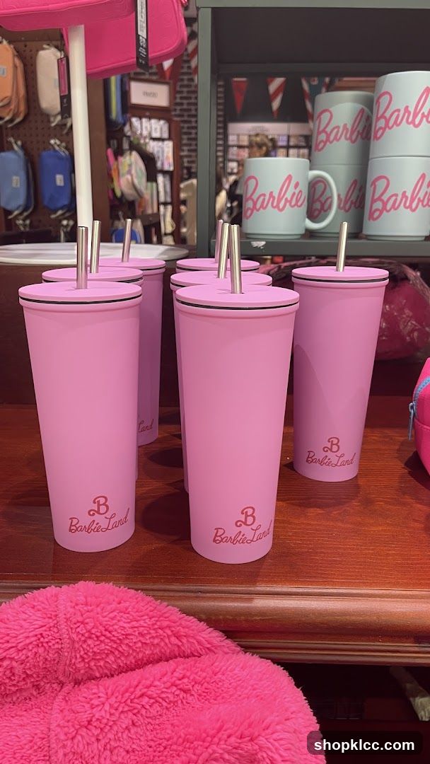 Barbie-themed merchandise display