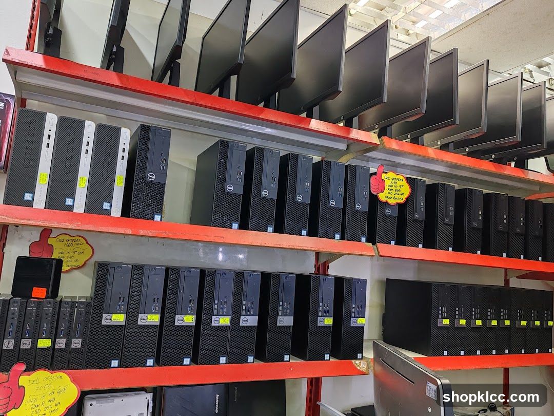 Used Computer Parts Store Interior