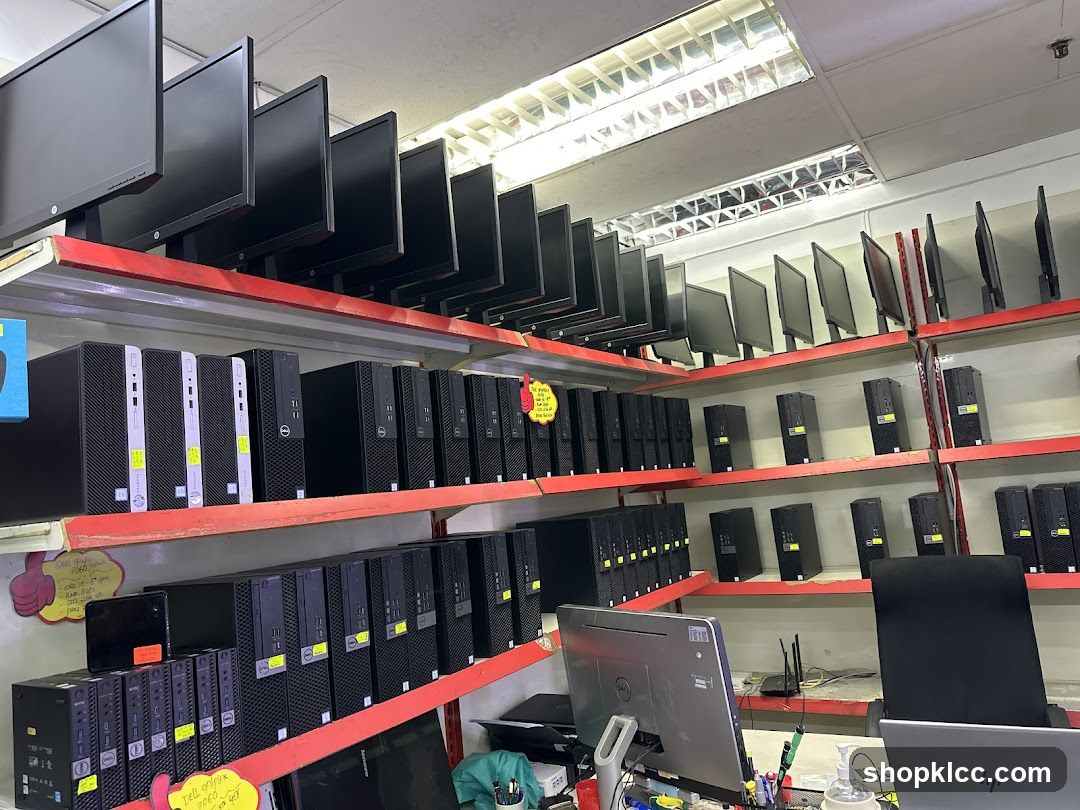 Computer Parts Store Interior