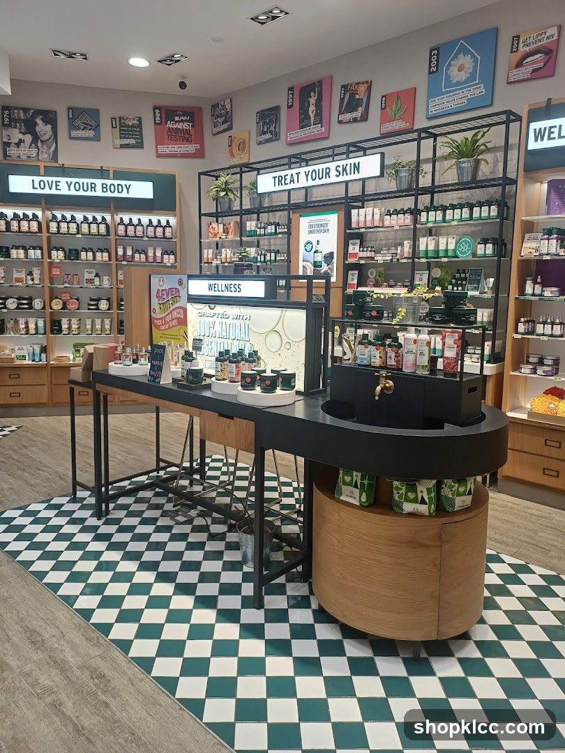 Wellness Store Interior Display