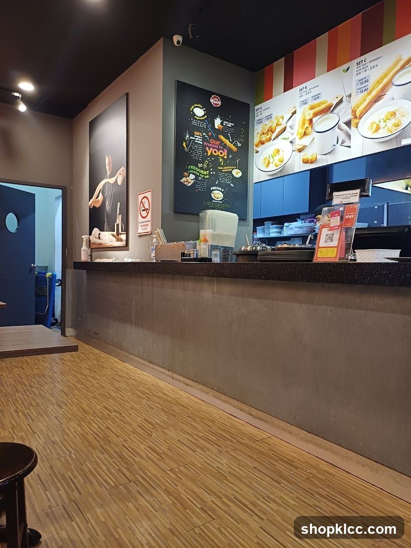 Restaurant Interior Counter View