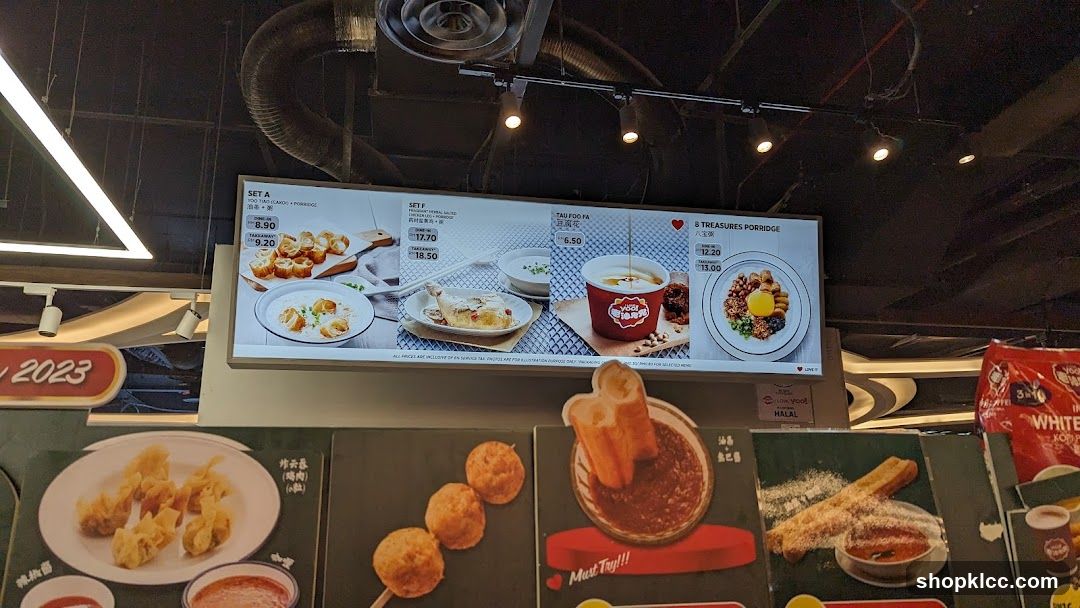 Food Menu Display Board