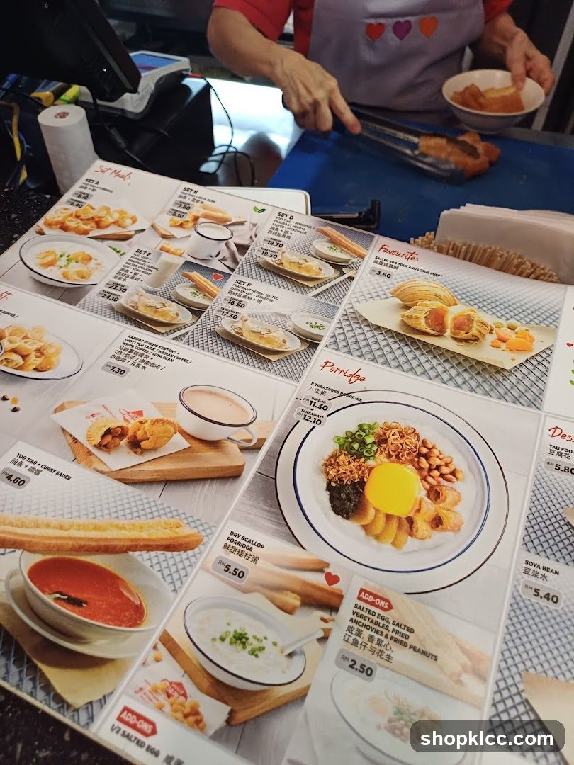 Food Menu Display