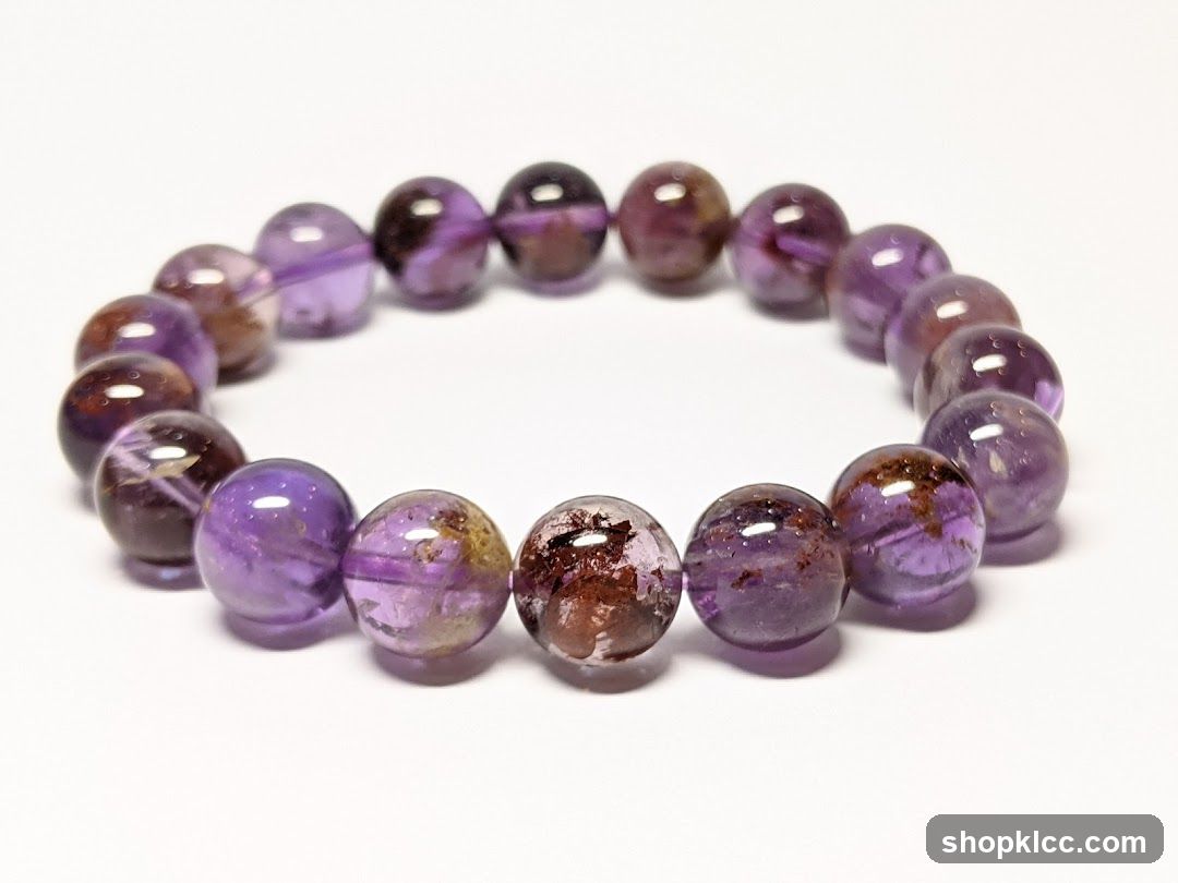 Amethyst Beaded Bracelet