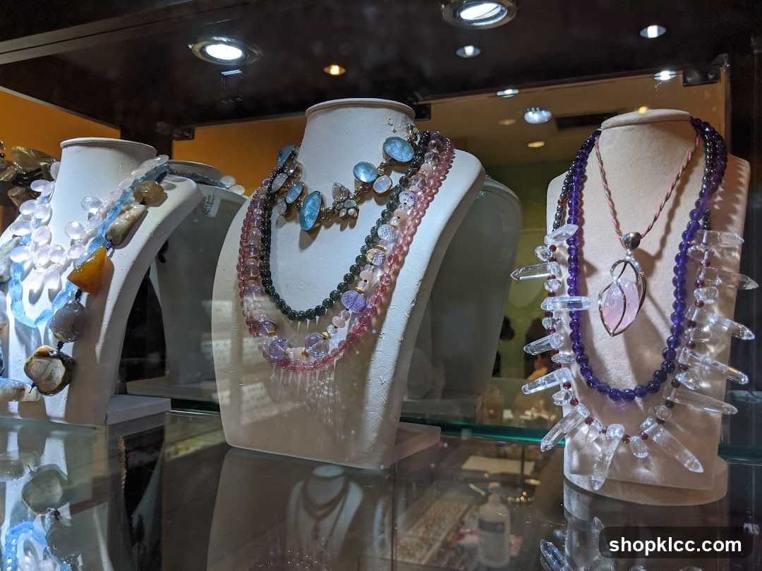 Jewelry Display in Store Window