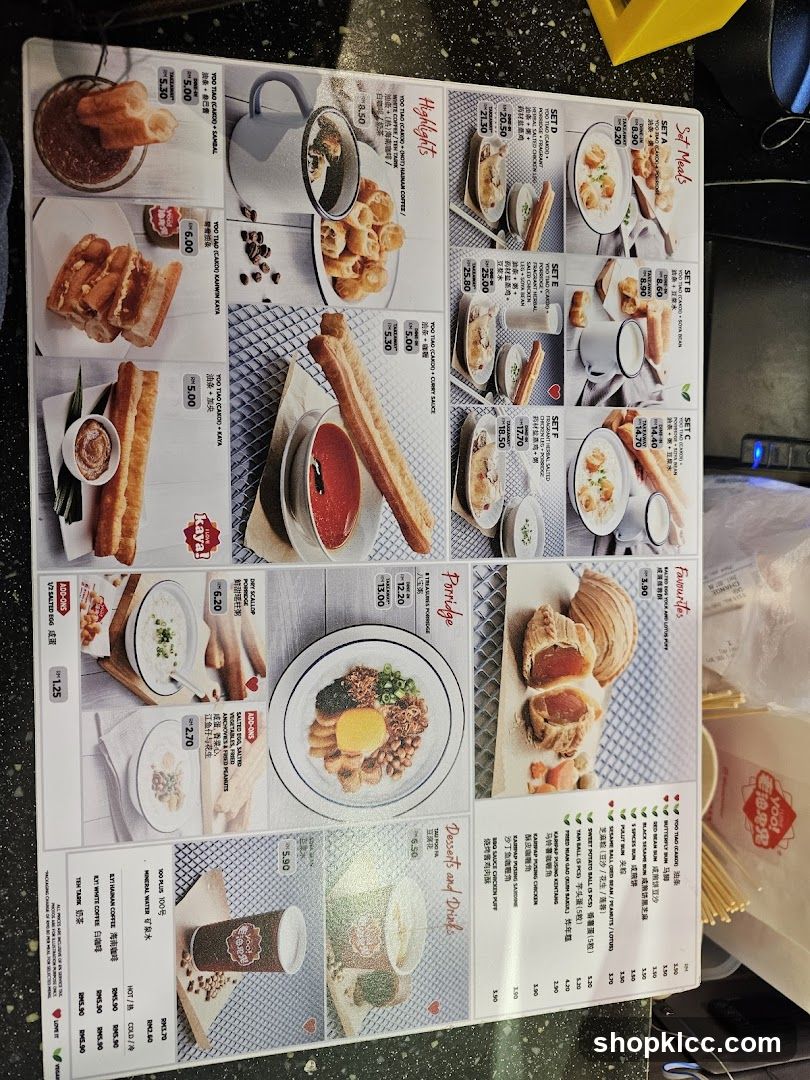 Breakfast Menu