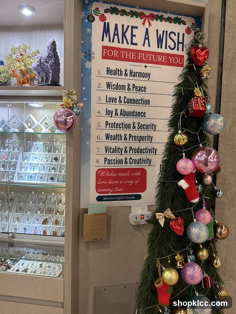 Make a Wish Poster and Decorated Tree