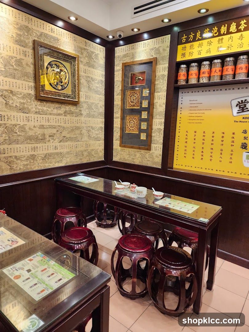 Interior of a Traditional Tea Shop