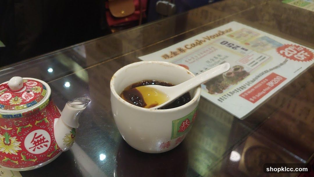 Dessert and Tea on Table