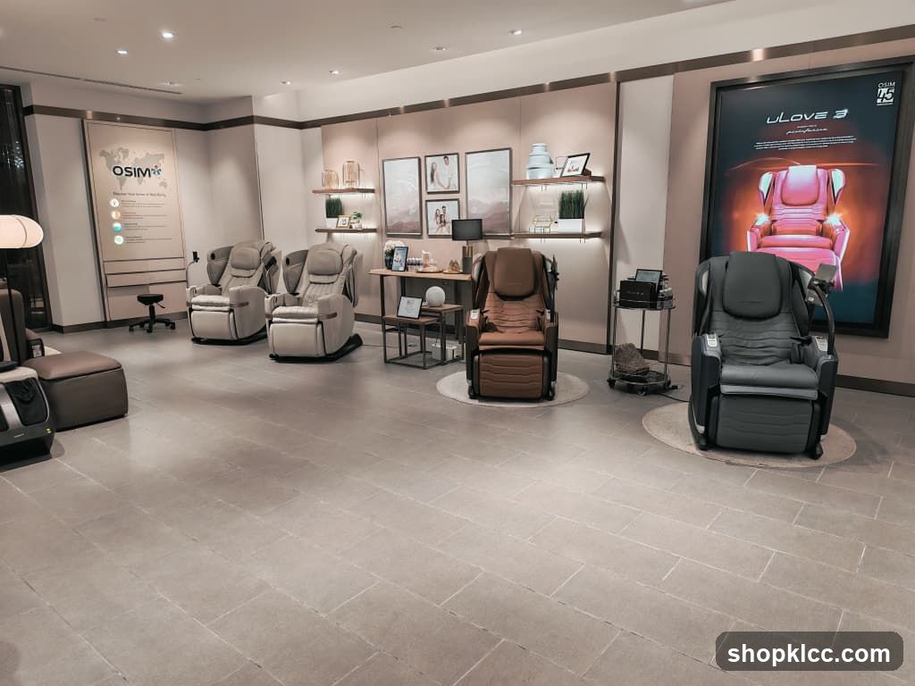 Massage Chair Showroom Interior