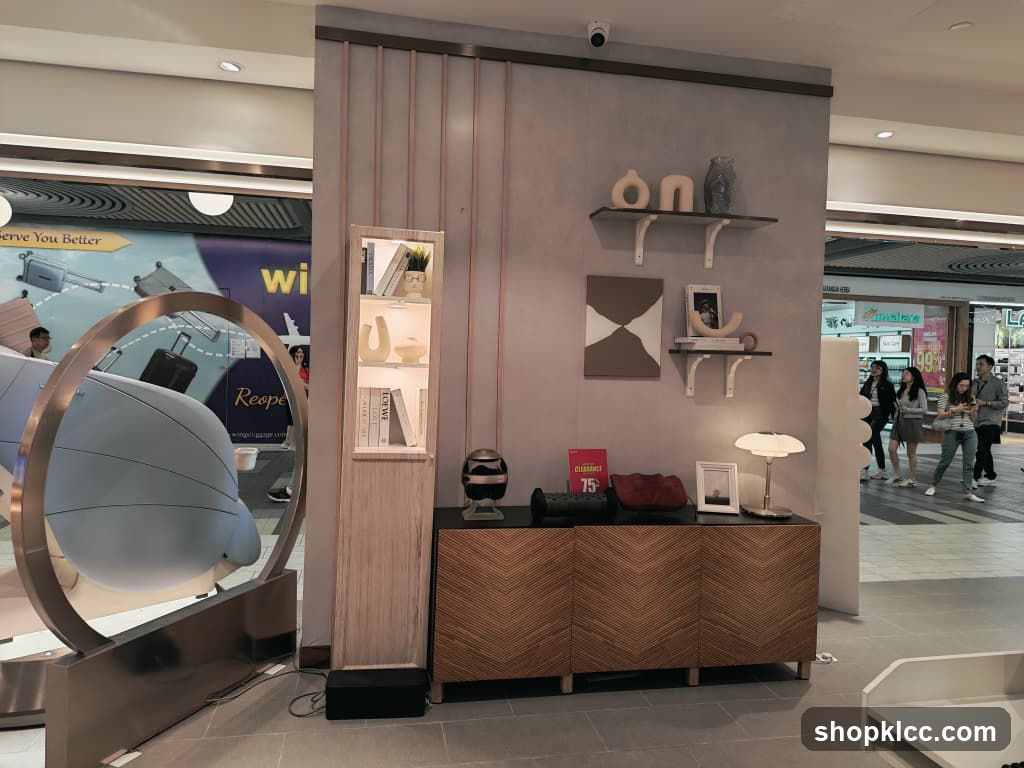 Interior Display with Decorative Furniture and Artwork