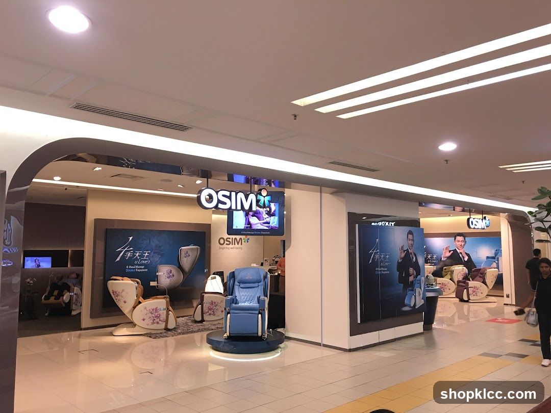 Osim Spa Store Interior Display