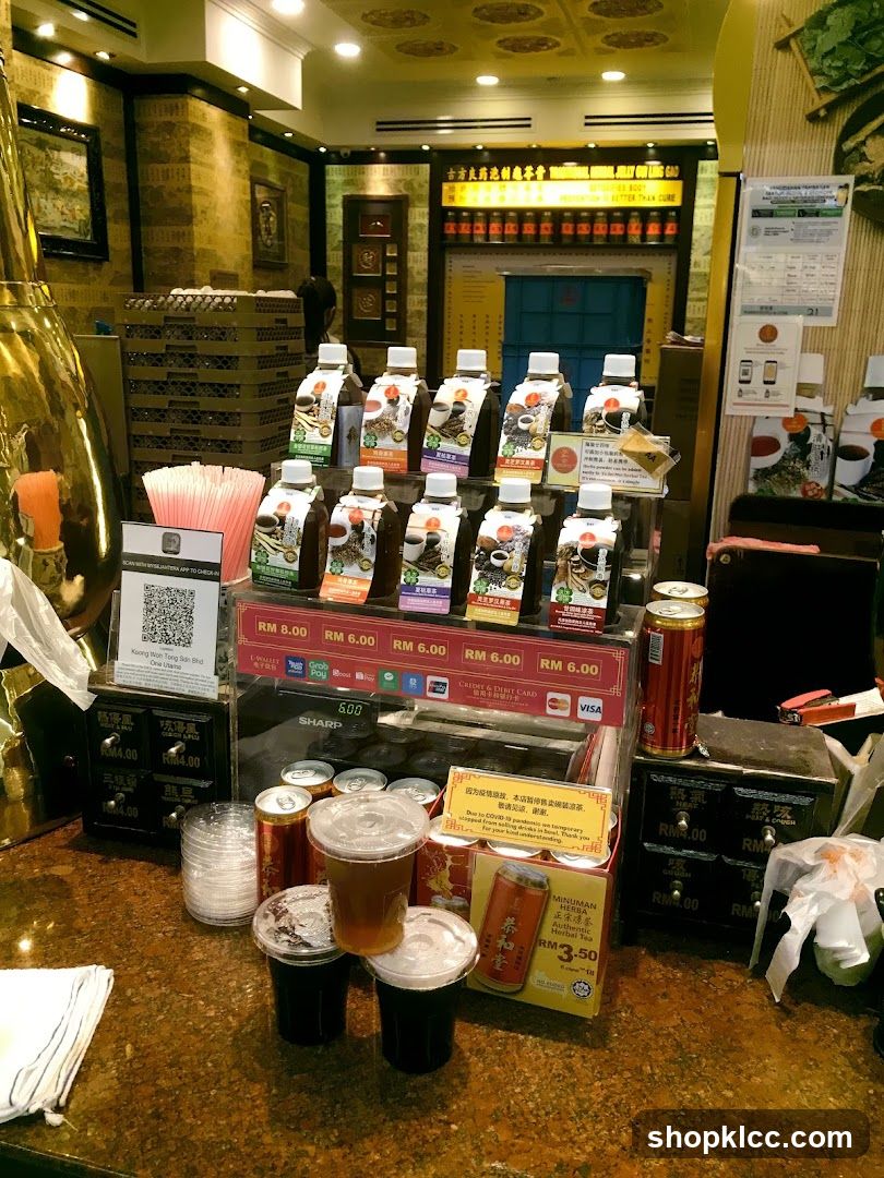 Beverage Counter Display