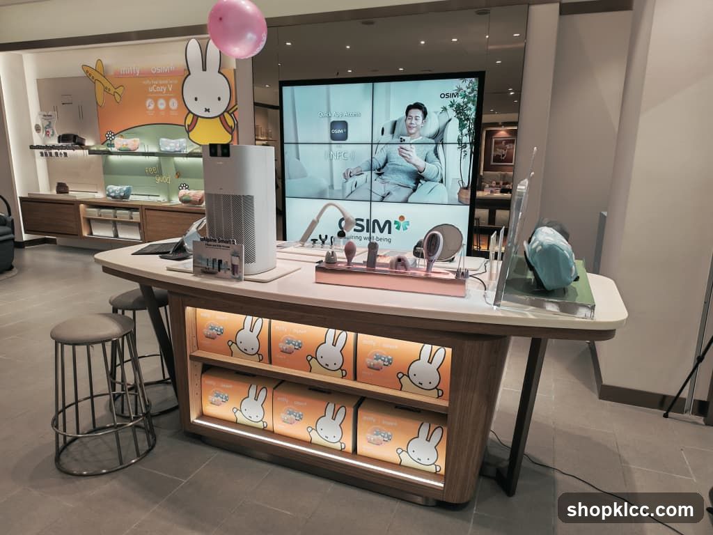 Miffy-themed retail display
