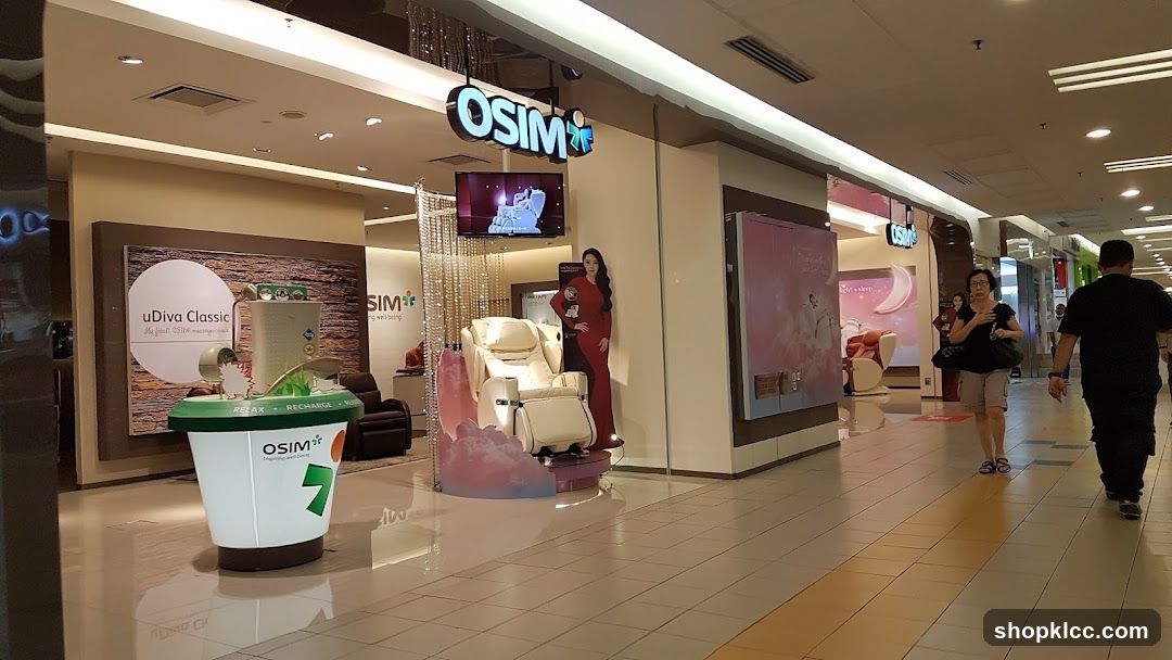 Shopping Mall Interior with Osim Storefront