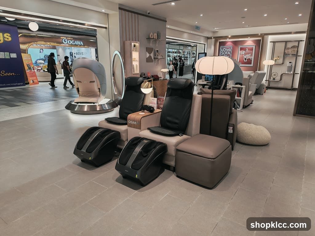 Massage Chair Display Area