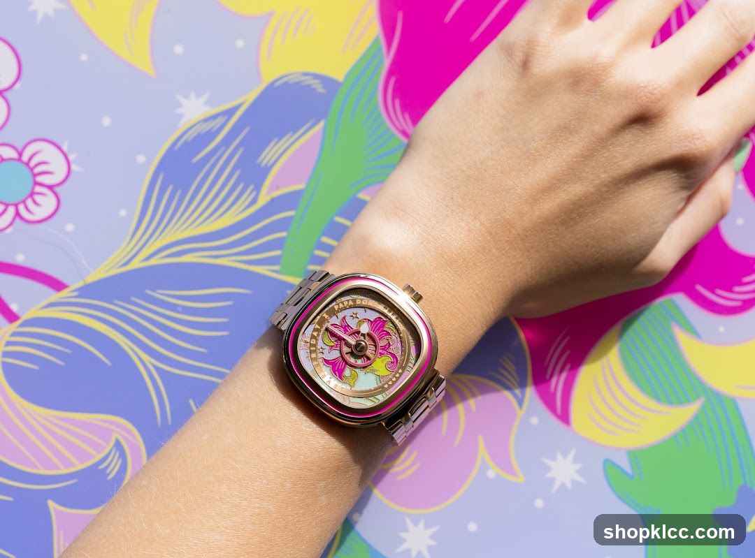 Colorful Watch on Wrist