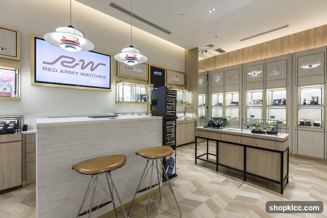 Red Army Watches Store Interior