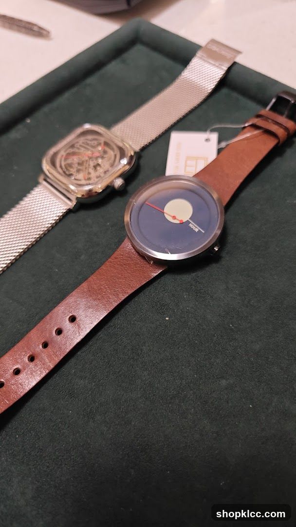 Watches on a tray