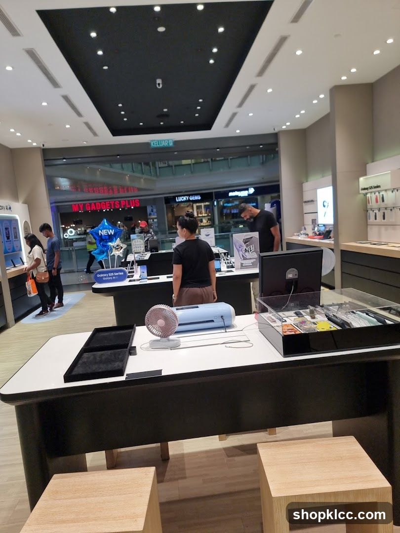 Electronics Store Interior
