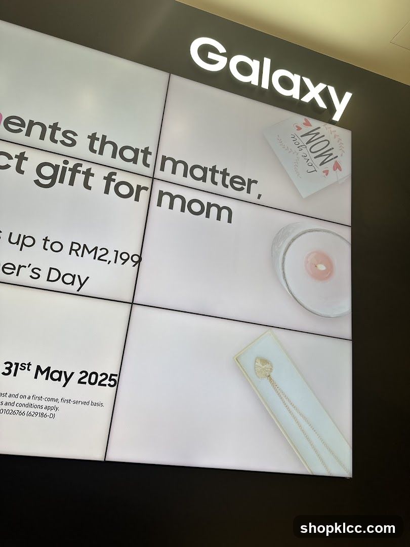 Galaxy Mother's Day Promotion