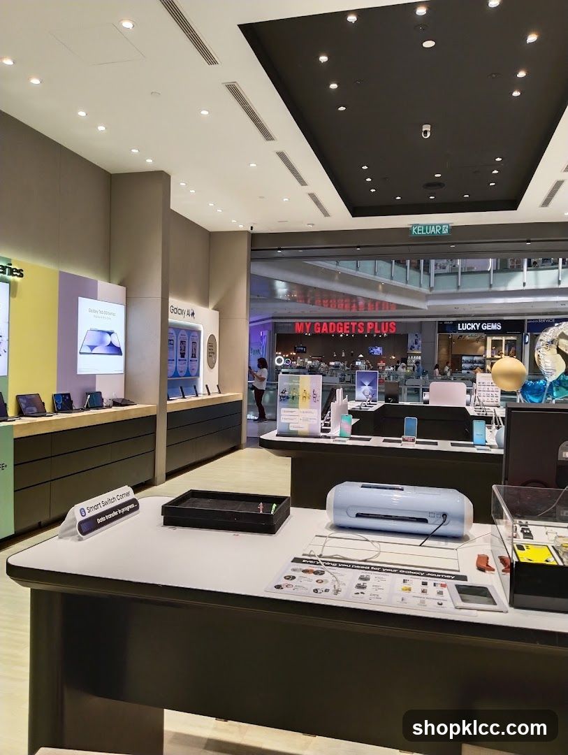 Electronics Store Interior