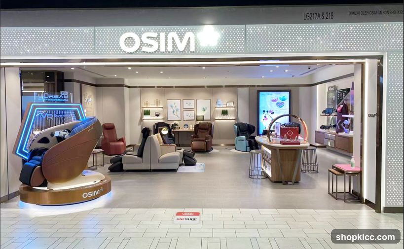 OSIM Storefront Interior View