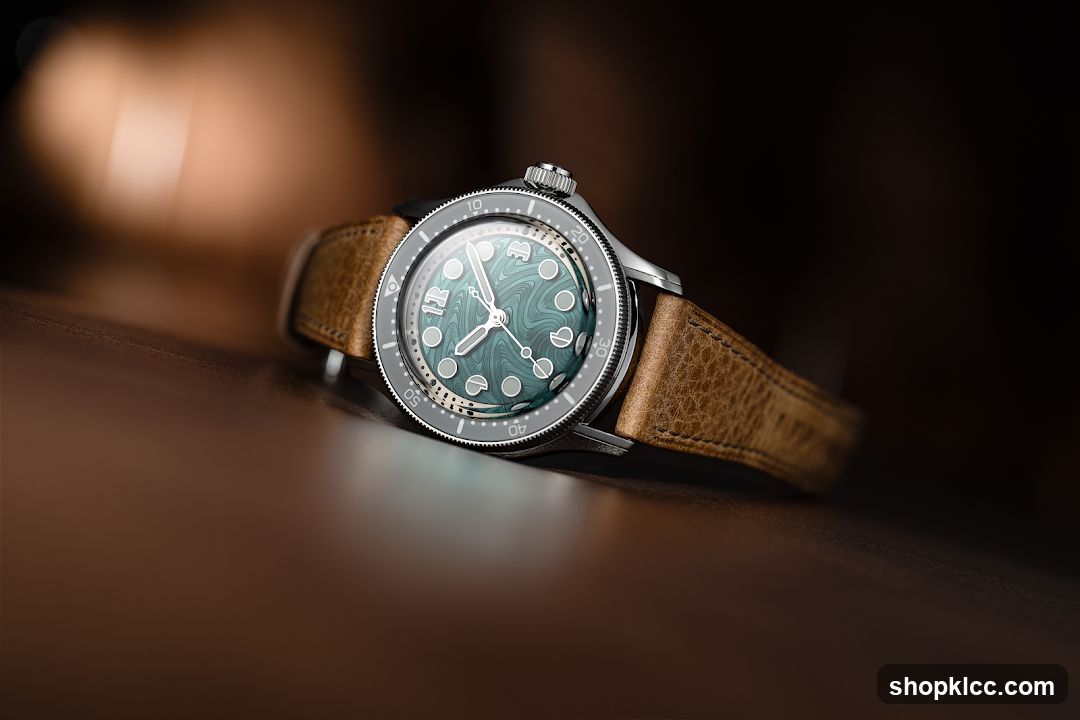 Wristwatch on Leather Strap