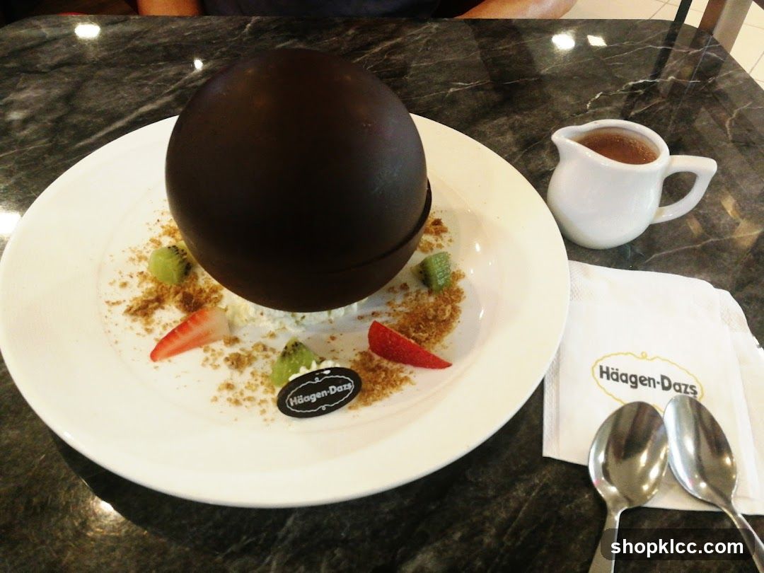 Chocolate Sphere Dessert