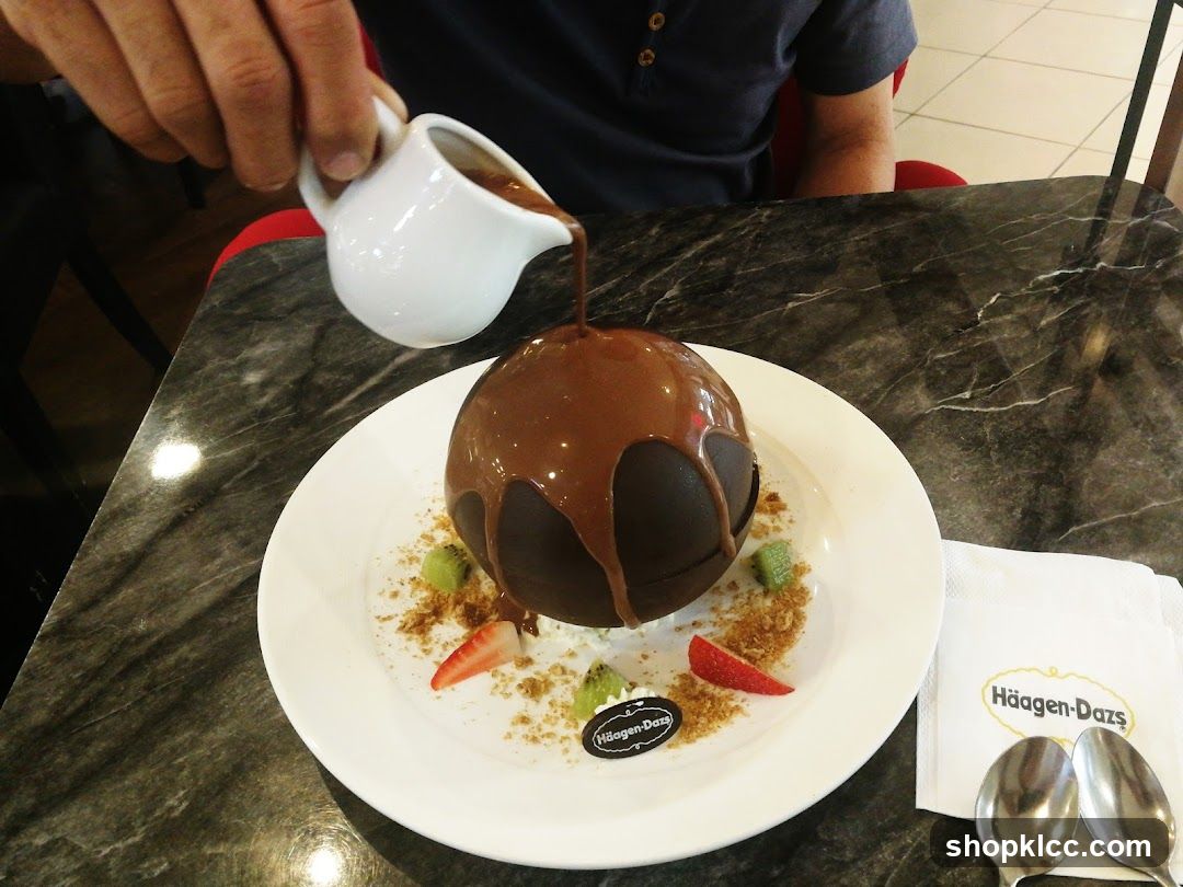Chocolate Sphere Dessert
