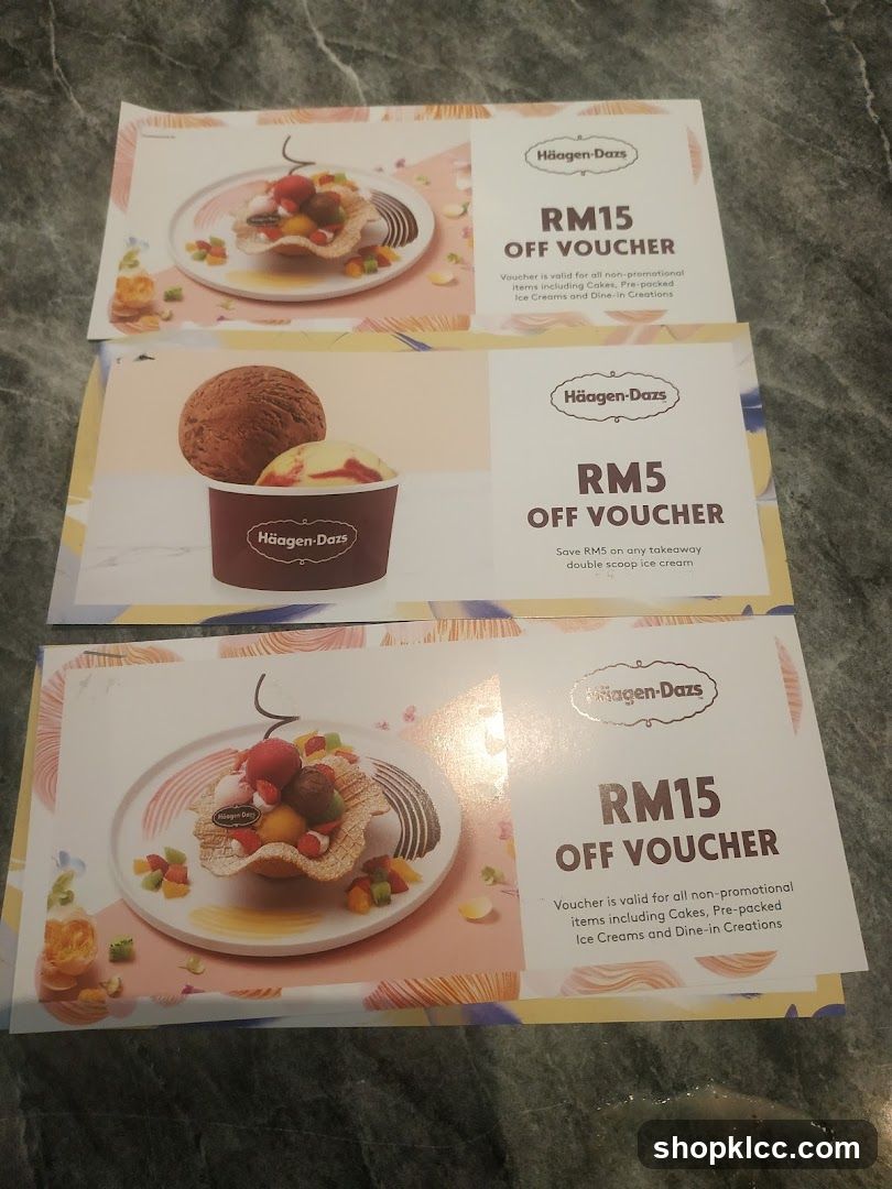 Häagen-Dazs Vouchers