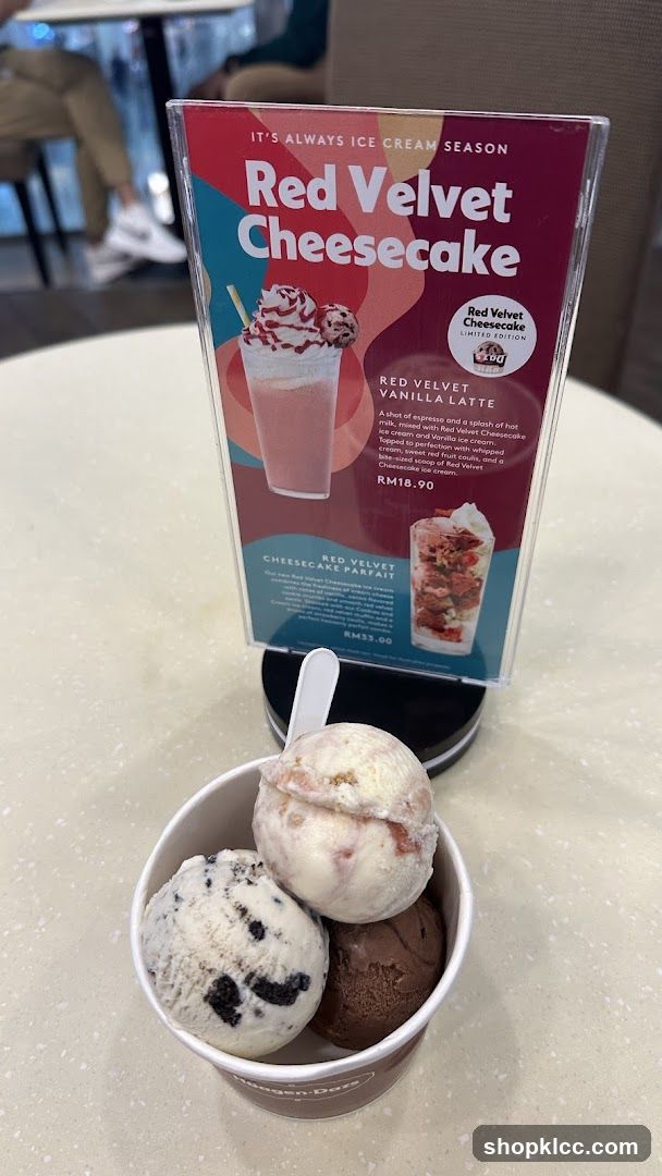 Red Velvet Cheesecake Menu