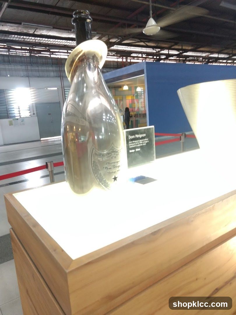 Champagne Bottle Display