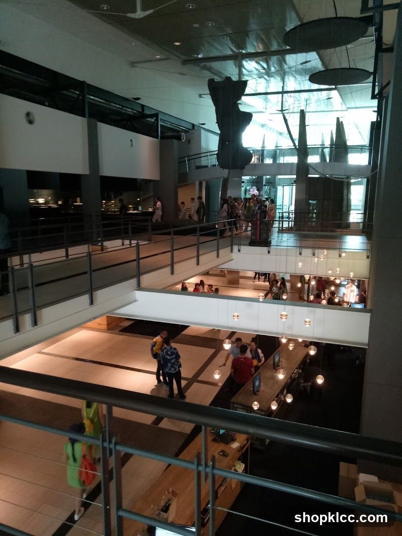 Interior of a modern multi-level space