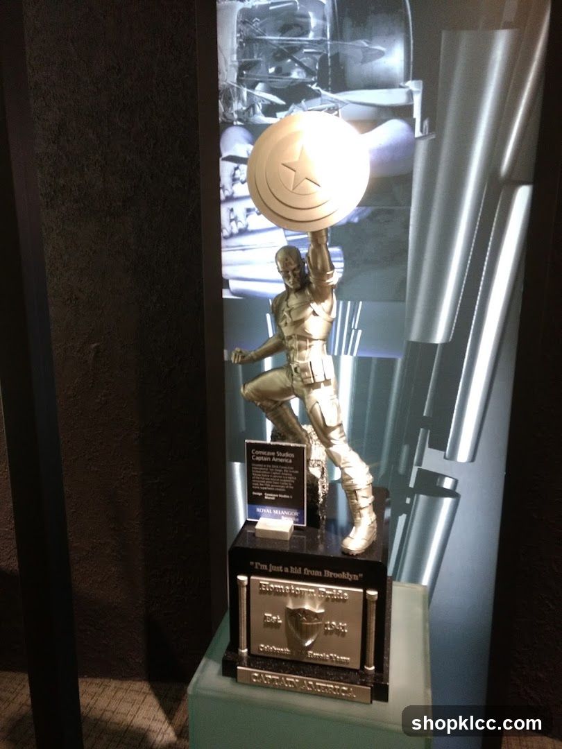 Captain America Statue Display