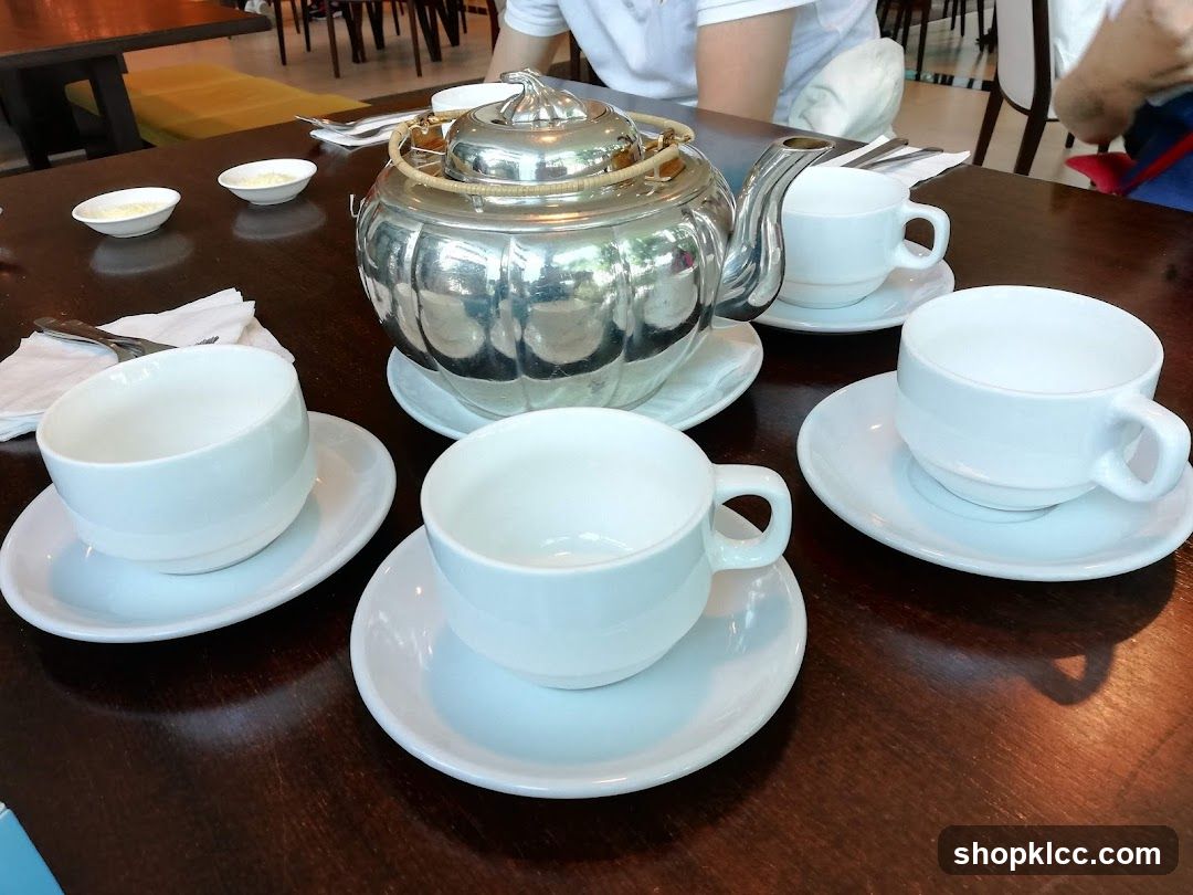 Tea Service Setup