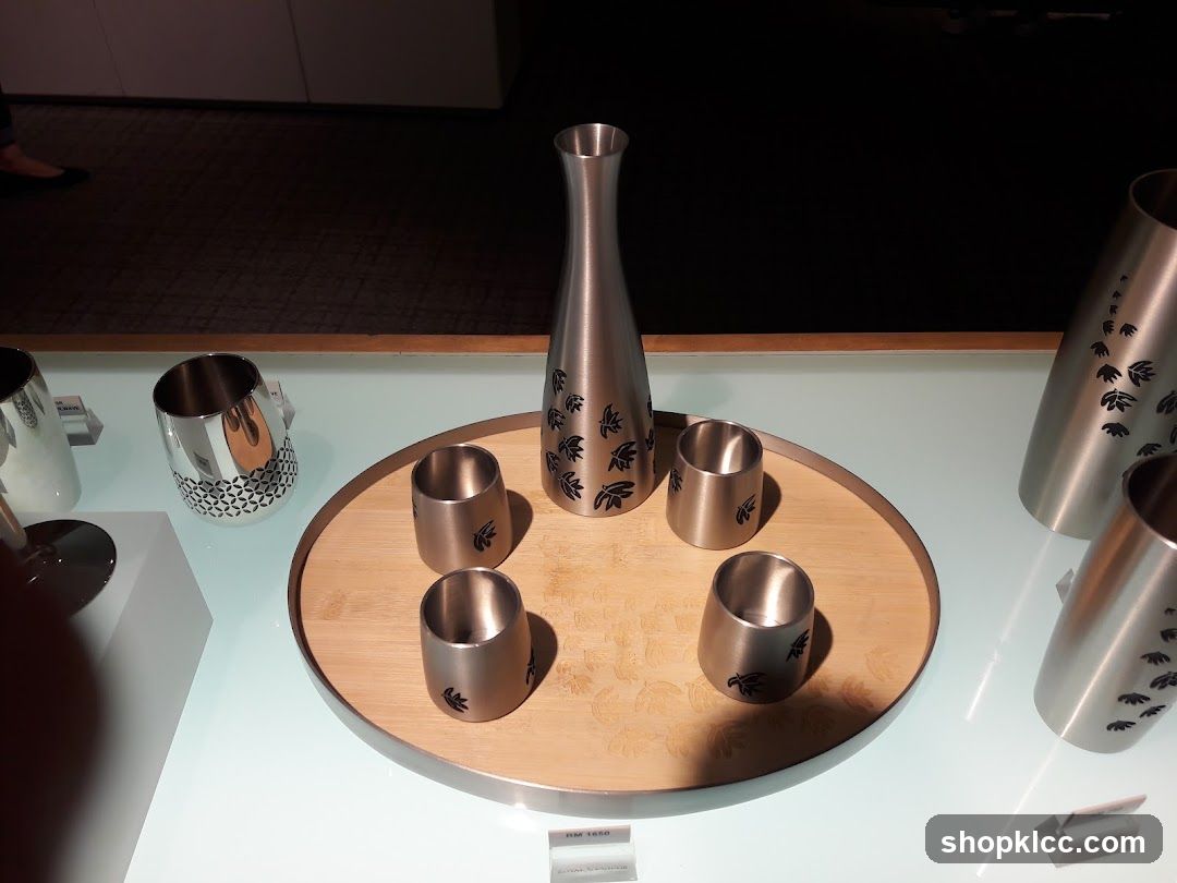 Metalware Set Display